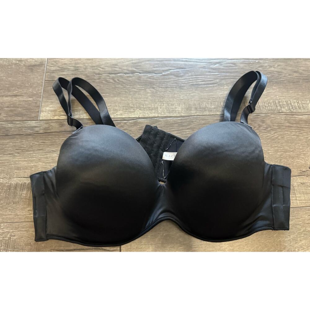 Cacique Black Strapless Bra Size 46C